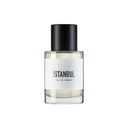 Istanbul Eau de Parfum 50ml διάφανο γυάλινο μπουκάλι με μαύρο καπάκι, ανατολίτικο ξυλώδες άρωμα - hellonna enjoy nature 